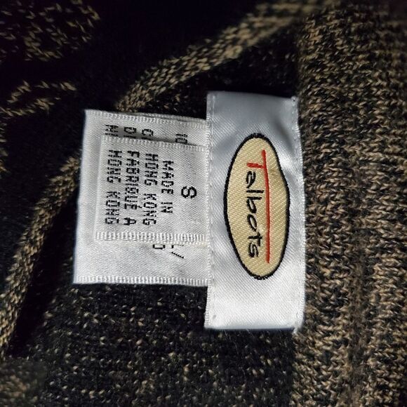 Talbots 100% wool mandarin collar cardigan - Picture 6 of 7